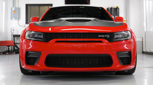 forza red dodge charger hellcat